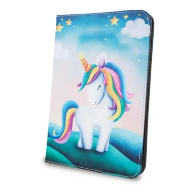 Knížkové pouzdro Fashion Unicorn univerzální 7-8"