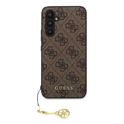 Zadní kryt Guess 4G Charms pro Samsung Galaxy S23 FE, hnědá