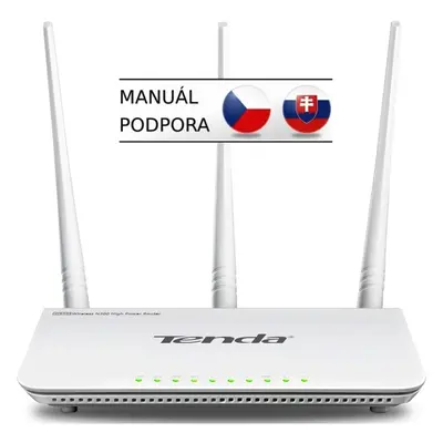 Tenda F3 (F303) WiFi N Router 802.11 b/g/n, 300 Mbps, 3x 5 dBi antény