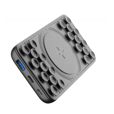 Cellularline Octopus Wireless Powerbank s bezdrátovým nabíjením, 10 000 mAh, černá