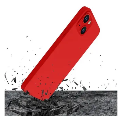 Ochranný kryt 3mk Hardy Silicone MagCase pro Apple iPhone 14 Plus, red