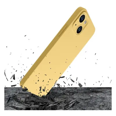 Ochranný kryt 3mk Hardy Silicone MagCase pro Apple iPhone 15, yellow