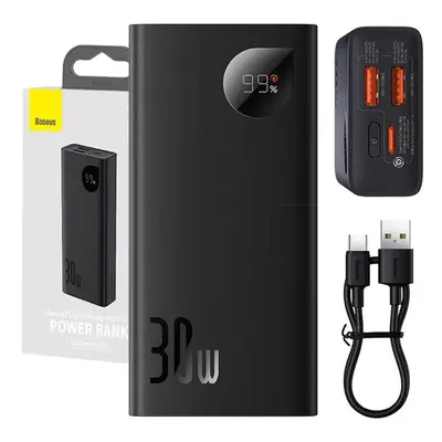 Power banka Baseus Adaman2 10000 mAh 30W 2xUSB/USB-C černá