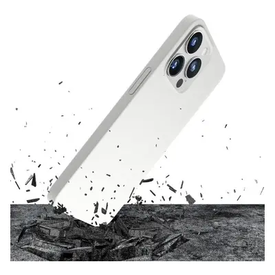 Ochranný kryt 3mk Hardy Silicone MagCase pro Apple iPhone 13 Pro, white