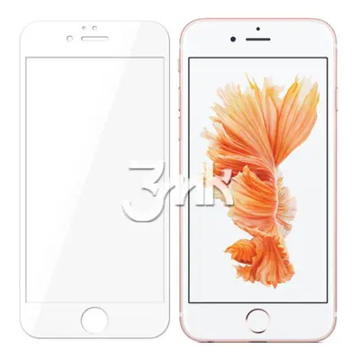 Hybridní sklo 3mk NeoGlass pro Apple iPhone 6/6s, bílá