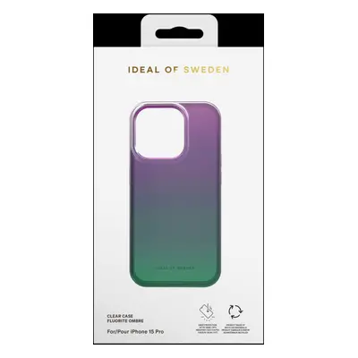 Ochranný kryt Clear Case iDeal Of Sweden pro Apple iPhone 15 Pro, fluorite ombre