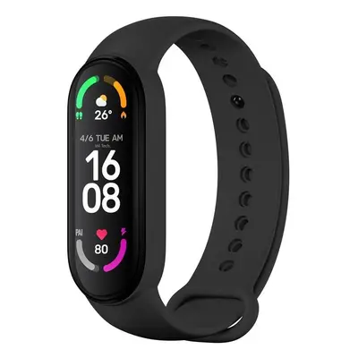 Silikonový řemínek FIXED Silicone Strap pro Xiaomi Mi Band 5/ Mi Band 6, černá