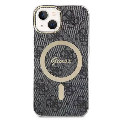 Zadní kryt Guess 4G IML MagSafe pro Apple iPhone 14, black