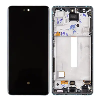 LCD + dotyková deska pro Samsung Galaxy A52, blue ( Service Pack )