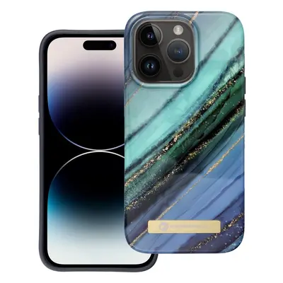 Zadní kryt Forcell F-Protect Mirage pro Apple iPhone 14 Pro, jade marble