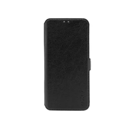 Tenké flipové pouzdro FIXED Topic pro Motorola Moto G34 5G, černá