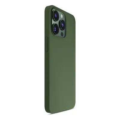 Ochranný kryt 3mk Hardy Silicone MagCase pro Apple iPhone 13 Pro, graphite green