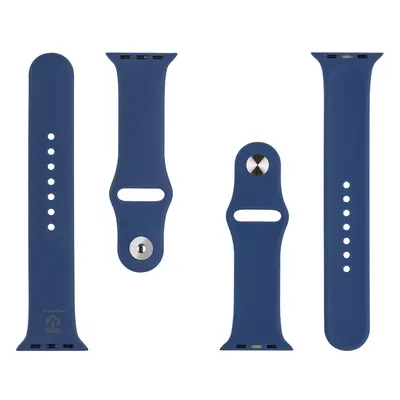 Silikonový řemínek Tactical 838 pro Apple Watch 1/2/3/4/5/6/7/8/9/SE 42/44/45/49mm, navy blue