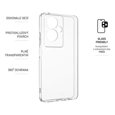 Zadní TPU gelové pouzdro FIXED pro Oppo A79 5G, transparentní