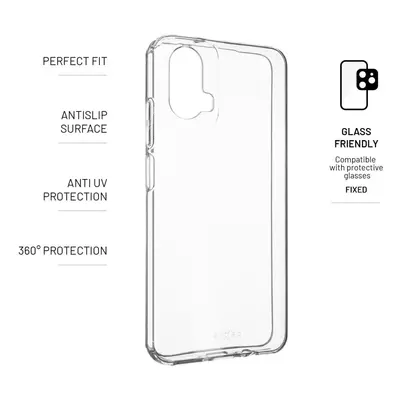 Zadní TPU gelové pouzdro FIXED pro Motorola Moto G34 5G, transparentní