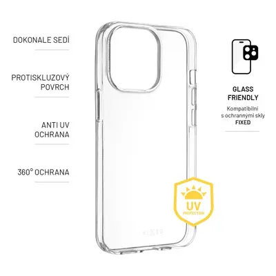 Zadní TPU gelové pouzdro FIXED Slim AntiUV pro Google Pixel 8a, transparentní