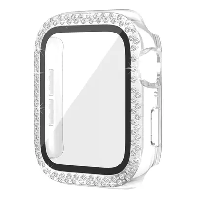 Pouzdro Worryfree Bling Bumper Case pro Apple Watch 45mm, čirá