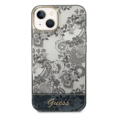 Zadní kryt Guess PC/TPU Toile De Jouy Case pro Apple iPhone 14, šedá