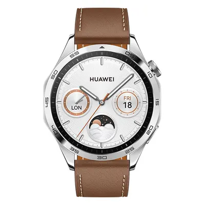 Huawei Watch GT4 46mm hnědá kůže