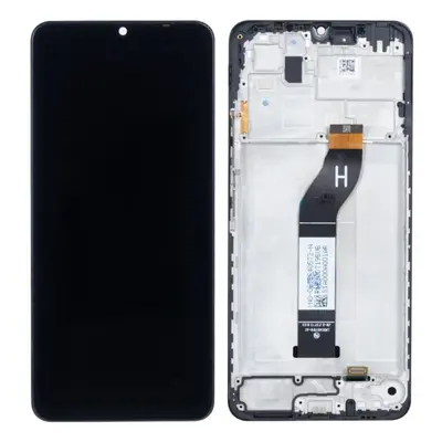 LCD + dotyk + přední kryt pro Xiaomi Redmi 13C/Poco C65, black (Service Pack)