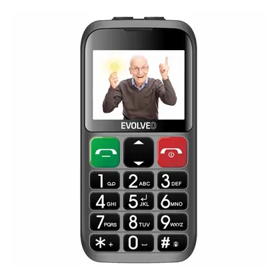 Evolveo EasyPhone ET stříbrná