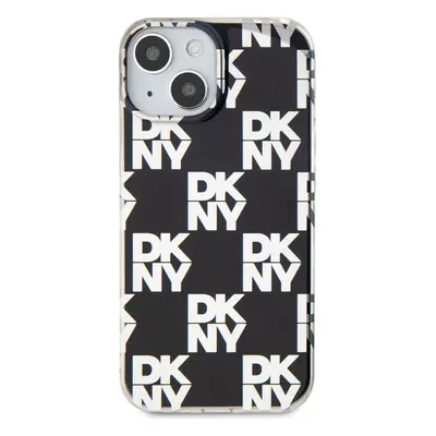 Zadní kryt KNY PC/TPU Checkered Pattern pro Apple iPhone 15 Pro Max, černá