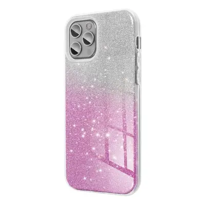 Zadní kryt Shining Case pro Apple iPhone 14 Pro, čirá růžová