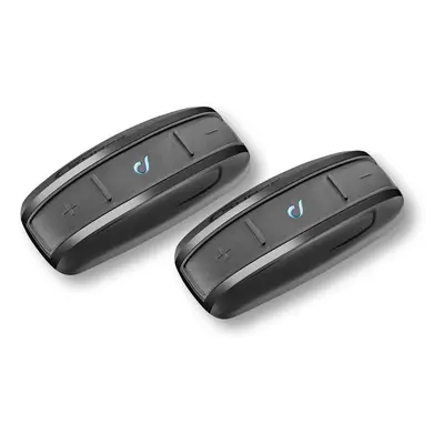 Bluetooth handsfree pro uzavřené a otevřené přilby CellularLine Interphone SHAPE, Twin Pack