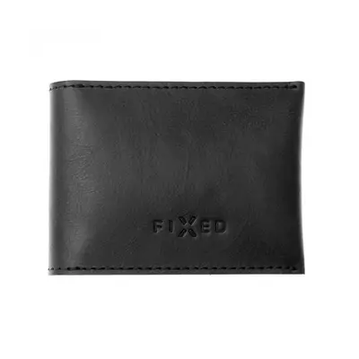 FIXED Wallet Kožená peněženka z pravé hovězí kůže, černá