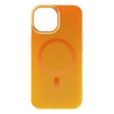 Ochranný kryt s Magsafe Clear Case Mid iDeal Of Sweden pro Apple iPhone 15, orange spritz