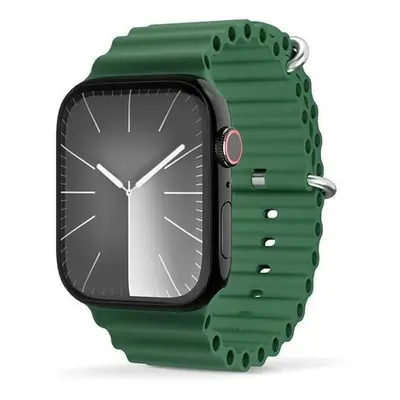 Silikonový řemínek Epico Ocean pro Apple Watch 42/44/45/49mm, zelená