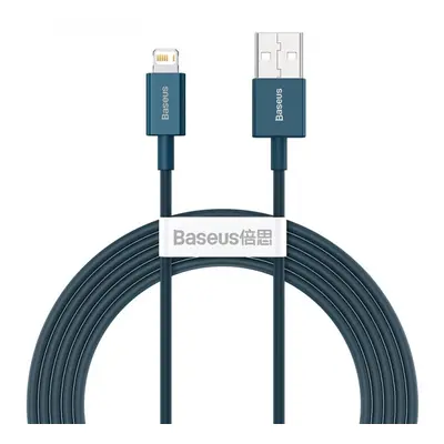 Datový kabel Baseus Superior Series Fast Charging Data Cable USB to iP 2.4A 2m, modrá