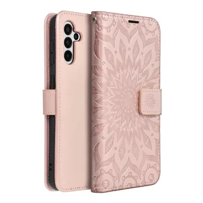 Flipové pouzdro MEZZO pro Samsung Galaxy A54 5G, mandala rose gold