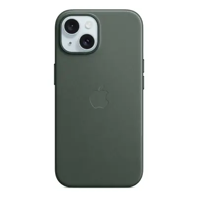 Zadní kryt Apple FineWoven MT3J3ZM/A vč. MagSafe pro Apple iPhone 15, evergreen