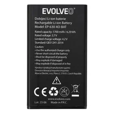 EVOLVEO originální baterie Li-Ion 1700 mAh pro EasyPhone XO