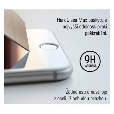 Tvrzené sklo 3mk HardGlass MAX pro Apple iPhone 7/8/SE2020, černá