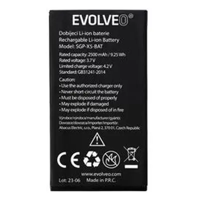 EVOLVEO originální baterie Li-Ion 2500 mAh pro StrongPhone X5