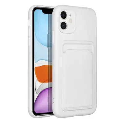 Ochranný kryt Forcell CARD pro Apple iPhone 11, bílá