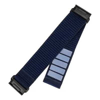 Nylonový řemínek FIXED Nylon Sporty Strap pro Garmin QuickFit 22mm, tmavě modrá