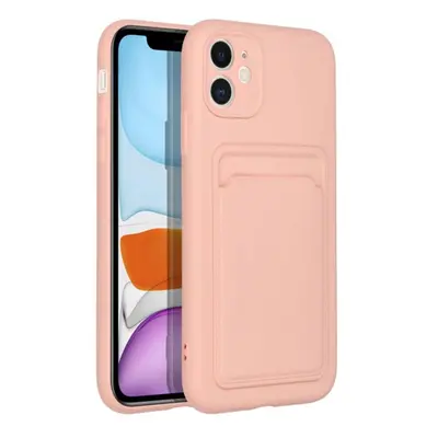 Ochranný kryt Forcell CARD pro Apple iPhone 11, růžová