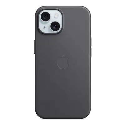 Zadní kryt Apple FineWoven MT393ZM/A vč. MagSafe pro Apple iPhone 15, black