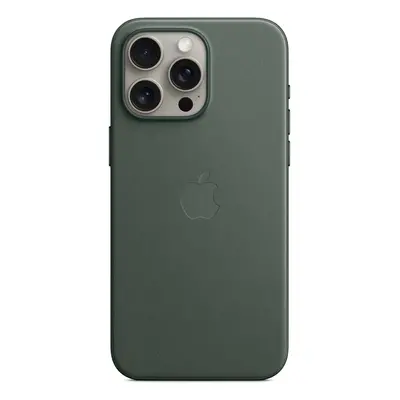 Zadní kryt Apple FineWoven MT503ZM/A vč. MagSafe pro Apple iPhone 15 Pro Max, evergreen