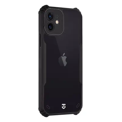 Zadní kryt Tactical Quantum Stealth pro Apple iPhone 12, transparentní černá