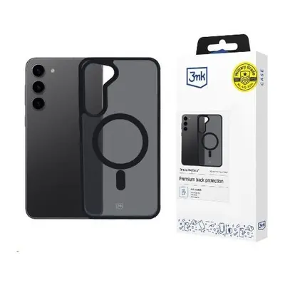 3mk ochranné pouzdro Smoke MagCase pro Apple iPhone 15, černá