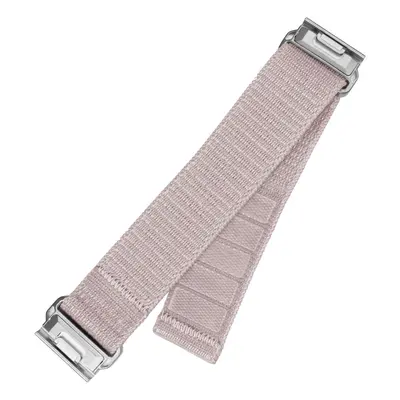 Nylonový řemínek FIXED Nylon Sporty Strap pro Garmin QuickFit 22mm, růžovo zlatá