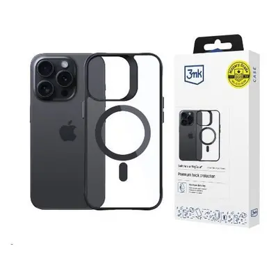 3mk ochranné pouzdro Satin Armor MagCase pro Apple iPhone 13 Pro Max, černá