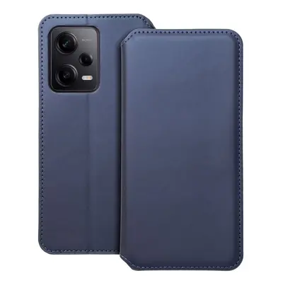 Flipové pouzdro Dual Pocket pro Xiaomi Redmi Note 12 Pro 5G, modrá