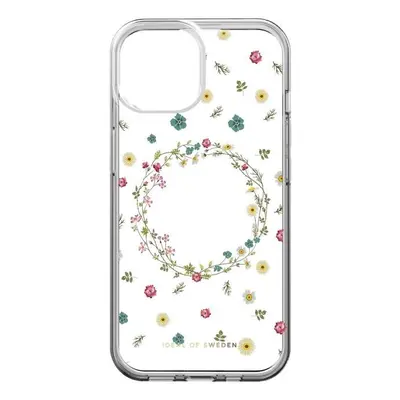 Ochranný kryt s Clear Case Mid iDeal Of Sweden pro Apple iPhone 15, petite floral