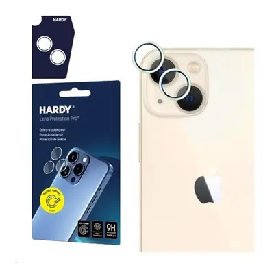 3mk ochrana kamery HARDY Lens Protection Pro pro Apple iPhone 15/15 Plus, žlutá