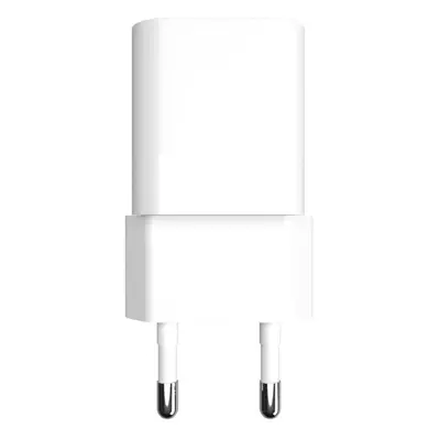 Síťová nabíječka FIXED Mini s USB-C výstupem a podporou PD, 25W, bílá